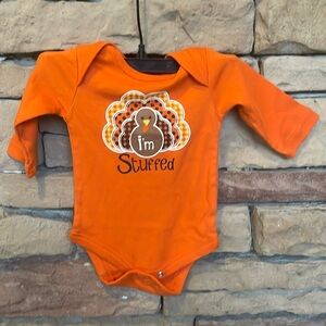 Infant Thanksgiving onesie by: Faded Glory size 0-3 Months